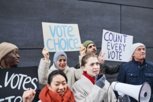 German election campaign rally far-right