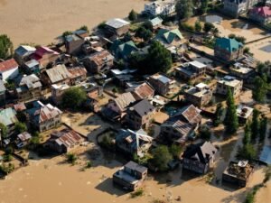 Himalayan flash flood destruction