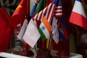 India Canada flags handshake