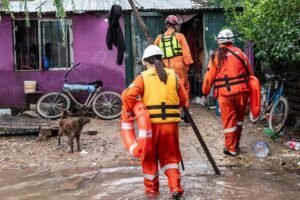 Nepal flood disaster rescue operations