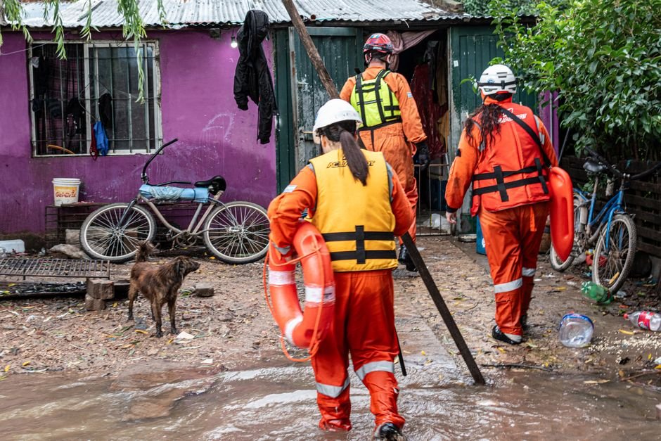 Nepal flood disaster rescue operations
