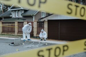 police investigation crime scene
