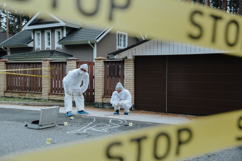 police investigation crime scene